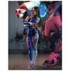 Spiel Overwatch Dva Cosplay Kostüme Strumpfhose Overall Perücke Kopfhörer Pistole Cosplay Requisiten Tattoo Aufkleber Anzug Frau Party Zentai Cos