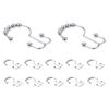 Shower Hooks For Shower Drape Double Shower Hooks Shower Drape Hangers 12X Shower Rod Hooks Bathroom Hooks Rust Proof Shower