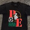 Vintage Public Enemy Heavy Cotton Black S-4XL Men Women Classic Shirt EN256