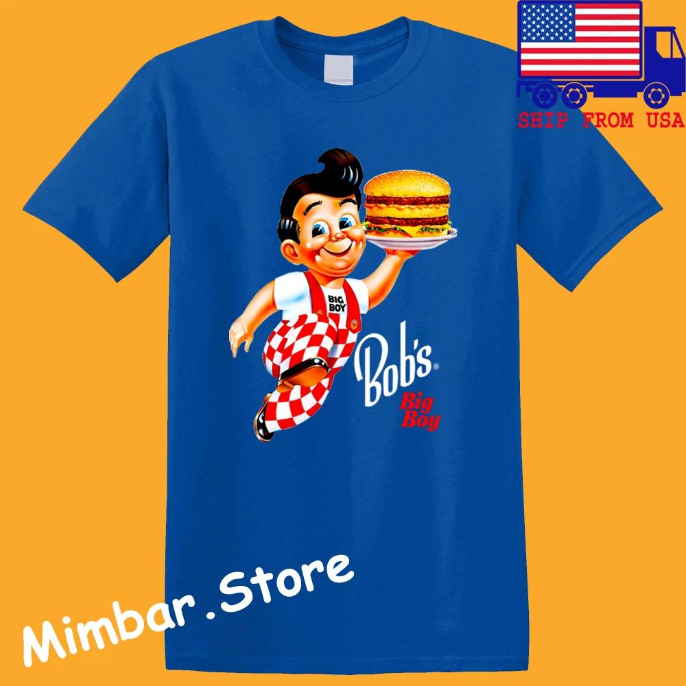 Bob s Big Boy Burger Men s Blue Size S-5XL S
