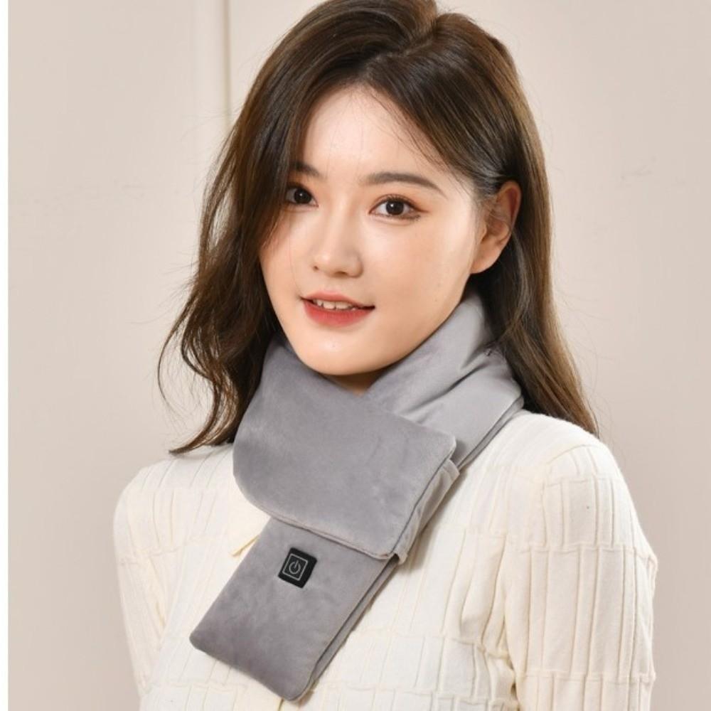 3 Gears USB Heated Scarf Not Include Battery Shawl Fashion Neck Wrap Unisex