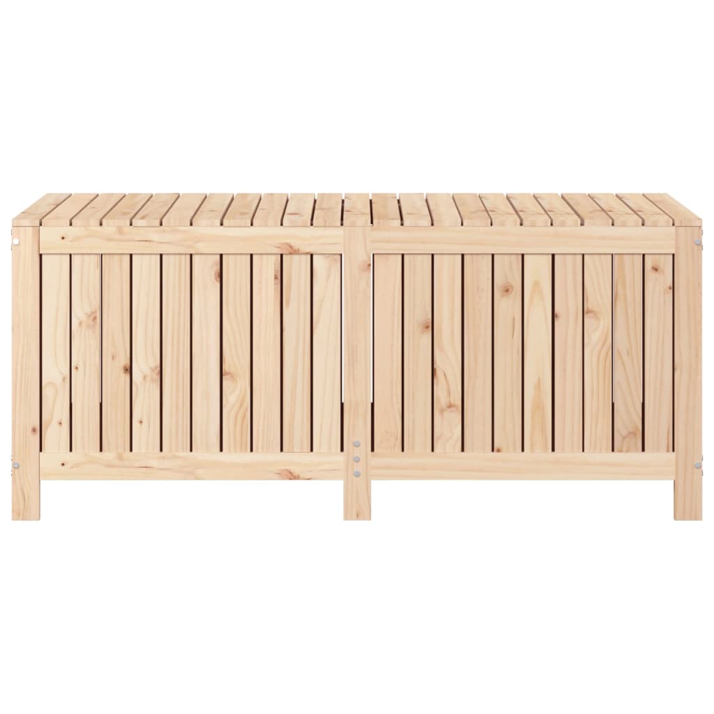 Vidaxl Skrzynia Ogrodowa, 147X68X64 Cm, Lite Drewno Sosnowe