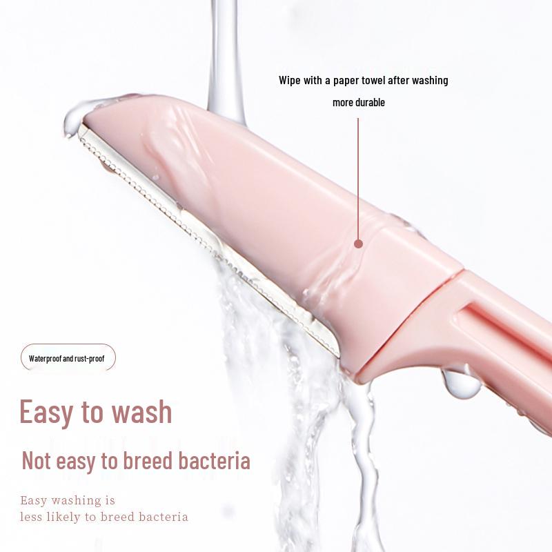 Foldable Safety Eyebrow Trimmer for Beginners - Micro-Distance Design for Precise Shaping