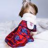 Autumn Winter Cotton Cute Red Thicken Beautiful Soft Comfortable Pet Clothes Warm Coat Clothing for Dogs