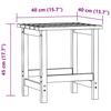 Adirondack Tuinstoel met Tafel Massief Grenenhout