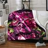 1pc Mitsuri Kanroji Blanket, Gift, for Men and Women, Soft Blanket, Good for Sofa Bed Couch Travel, Lightweight Flannel Blanket