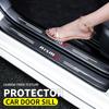 4 Stück Auto Türschwelle Kohlefaser Schmutzfänger Aufkleber Auto Zubehör für Nismo Nissan Tiida Teana Skyline Juke X-trail Almera