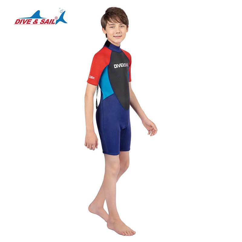 Kids 2.5mm Neoprene Wetsuit Fullsuit Snorkeling Surfing Diving Warm Water Sports Winter