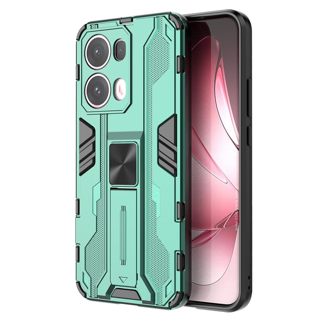 For Oppo Reno13 Pro 5G Case PC + TPU Shockproof Phone Cover with Kickstand