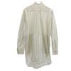 UNUSED Made In Japan Stripe Long Sleeve Band Collar Shirt 1 Off-white Men's Used