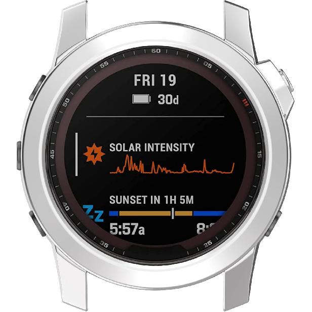 Case Cover Compatible with Garmin Fenix 7X Sapphire Solar Case Protector Protective Case 51mm for Fenix 7X Watch (Do Not Fit for Fenix 7/7S) (5Pack)