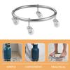 Moveable Wheels Cylinder Gas Bottle Mobile Bracket Gas Tank Bracket  Outdoor Indoor