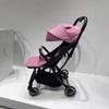 Compact Lightweight Foldable Baby Stroller: Sit, Recline, and Portable with Four Wheels
