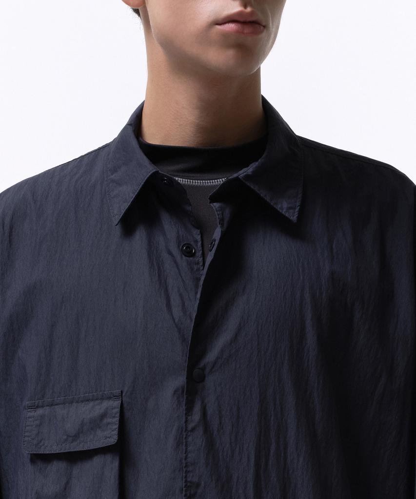 MUSINSA STANDARD [City Leisure] Cn Oversized Utility Shirt [Navy]