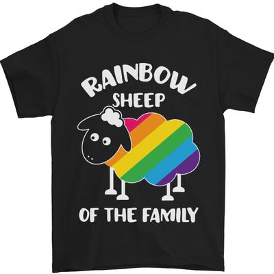 Mouton Arc-en-ciel LGBT Journée de la Fierté Gay Drôle T-shirt Unisexe 100% Coton