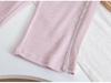 Mori-Style Korean Autumn Rabbit Ear Lace Hooded Sweatshirt & Pants Set for Baby Girls