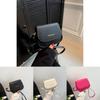 Stylish White Saddle Bag For Women Modern Minimalist Shoulder Bag For Daily Use