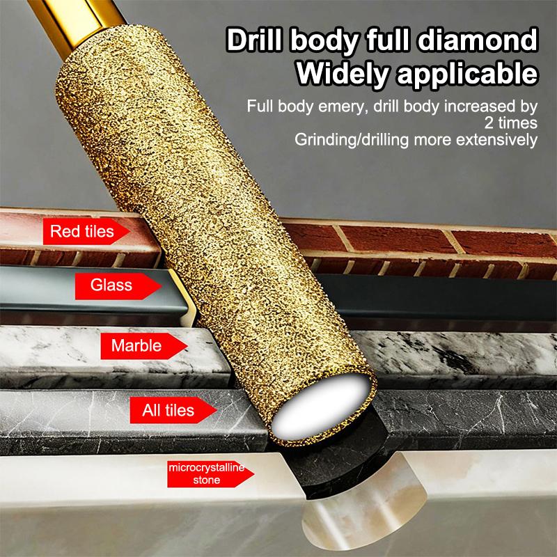 1/2/3/4 Stück Diamant-Kernbohrer Trockenbohren Gewinde Sechskantschaft Kernlochbohrer Für Keramikfliesen Granit Marmor Schleifköpfe