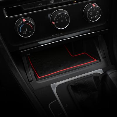 Für Volkswagen VW Golf 7 7.5 MK7 MK7.5 2013 - 2020 Türrillenmatten Rutschfeste Silikon-Türschlitz-Becherhalter-Matte Innenzubehör