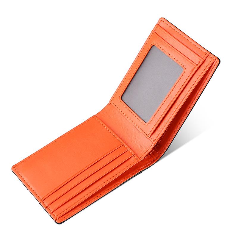 Herren-Geldbörse aus echtem Leder mit Airtag-Halter – Diebstahlsicherer Dollar-Clip