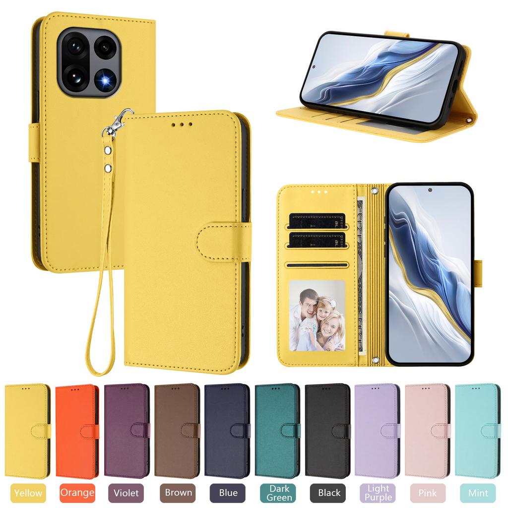 Fashion Leather Flip Case on For Coque Oneplus 15 13 13R 13T 13S 12 12R 11 11R 10T 10R 10 9 Pro 9R 8T Wallet Back Cover Fundas