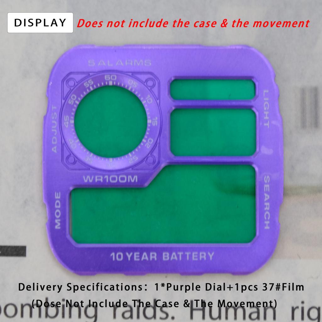 AE1200 Metal Dial & Case Mod Kit Modifed Upgrade Copper Dial Steel Case For Casio 3299 AE-1200 Replacement Watch Accessories