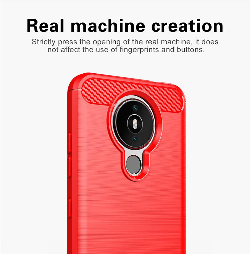 כיסוי סיליקון רך עבור Nokia 1.4 עבור Nokia XR20 G20 G10 X10 1.4 5.4 3.4 8.3 6.2 7.2 כיסוי TPU גומי ציור סיבים TPU כיסוי דק