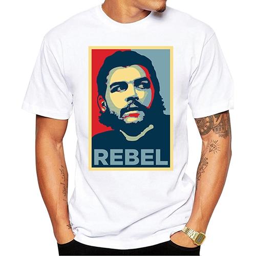 2020 Men New Fashion Che Guevara and Fidel Castro Printed Tshirt Short Sleeve Casual Tee Shirts Cool Design Tops