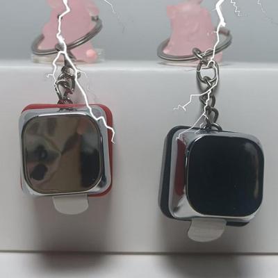 Hračka s gombíkom na elektrický šok Prank Realistický prívesok na kľúče Dotykový Odľahčovač stresu