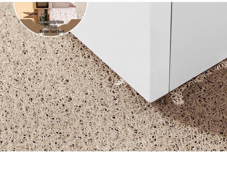 Cartoon Coir Door Mat: Cute, Anti-Slip, Dirt-Resistant, Dust Removal, Cuttable PVC Mat