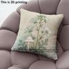 Vintage Watercolor Floral Mushroom Throw Pillow Covers Pattern Cushion Cover Suitable For Sofa Bedroom Car Pillow Cover