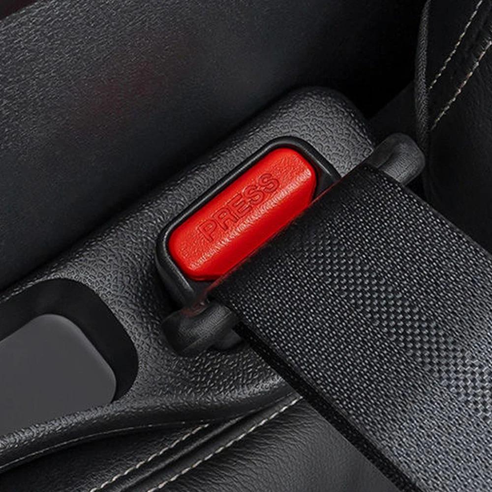 4pc Car Seat Gap Filler Organizer Pu Waterproof Car Seat Gap Plug Strip with 2 Grooves Seat Gap Storage Auto Interior Accessorie
