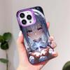 ReZero Emilia Waifu Purple Translucent Mobile Phone Case for iPhone 17 16 15 14 13 12 11 X XR XS Air Pro Max Plus Colorful Cover