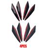 4S Universele Voorbumper Lip Decoratie Diffuser Splitter Vinnen Body Spoiler Canards Valence Kin Auto Tuning Canard Decor
