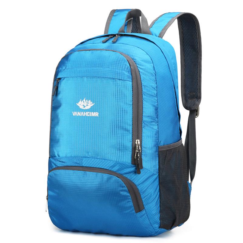 

2024 Unisex Foldable Lightweight Backpack for Outdoor Adventures 20-35L небесно-голубой