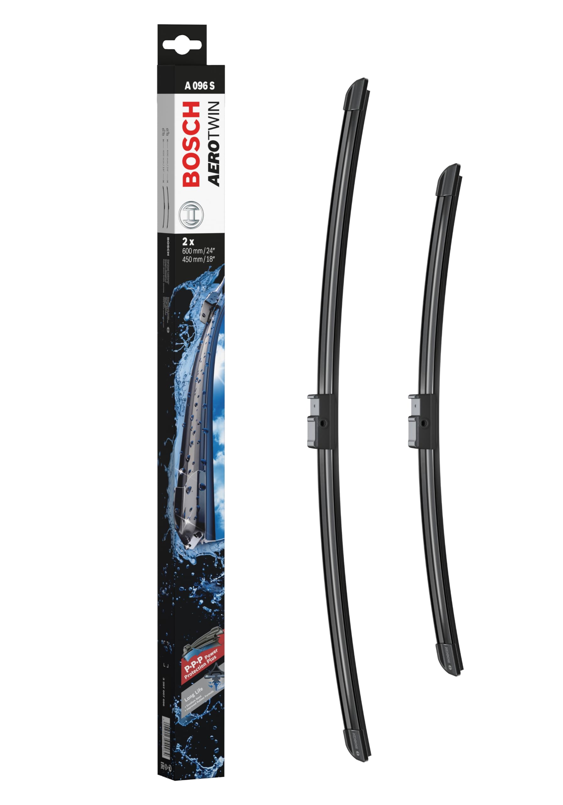 

BOSCH Wiper Blade Aero Twin VW Touran LHD 3397007096 600/450mm