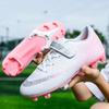 2025 Summer and Autumn New Low-top Velcro Football Shoes Big Children's Game Long Nails Broken Nails Training Football Shoes
