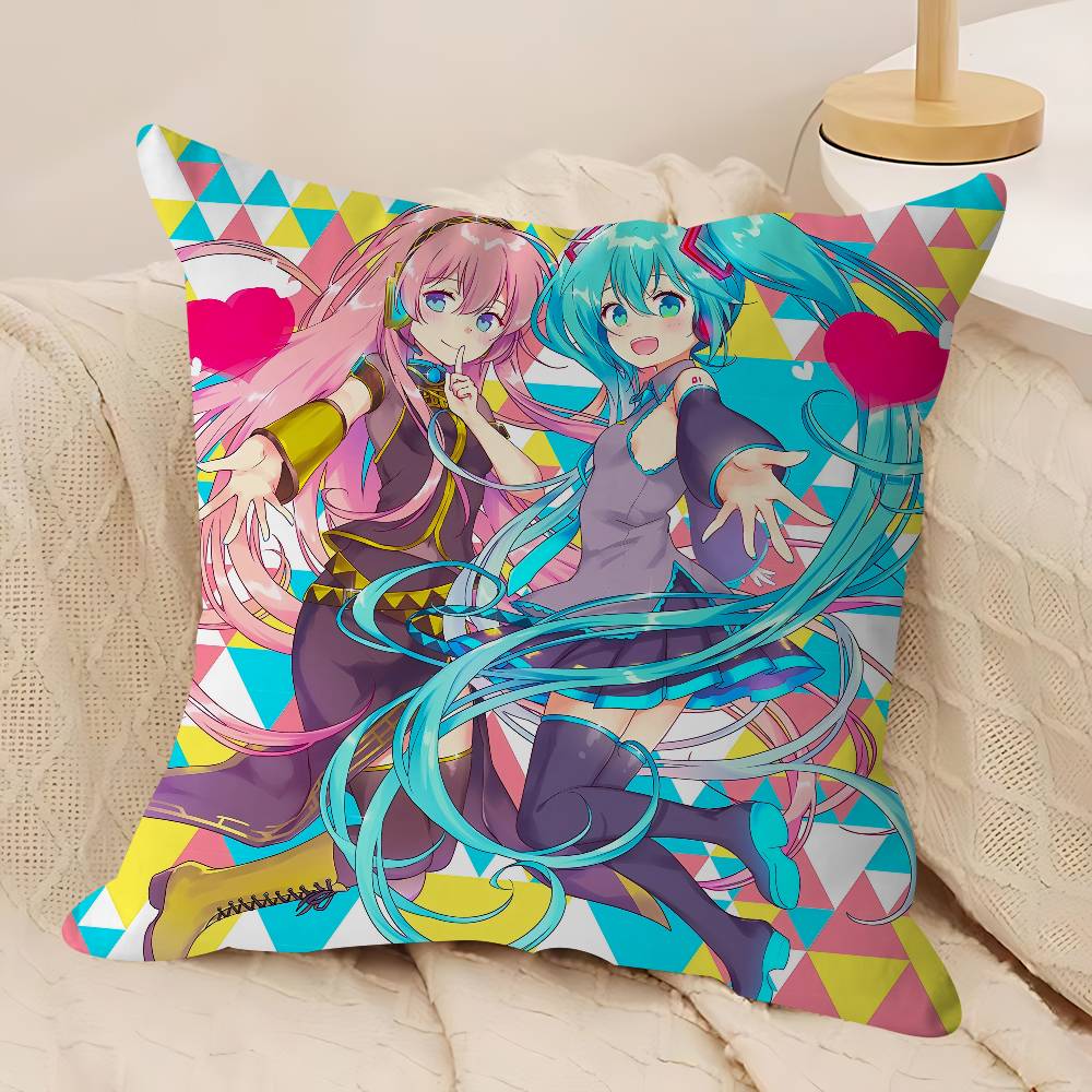 M-Miku Luka Pillow Cover For Bedroom Room And Living Room Sofa Decorative Cushion Cover