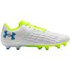 Under Armour Magnetico Pro 3 FG White High Vis Yellow Unisex Sneakers Capri 3027038-103