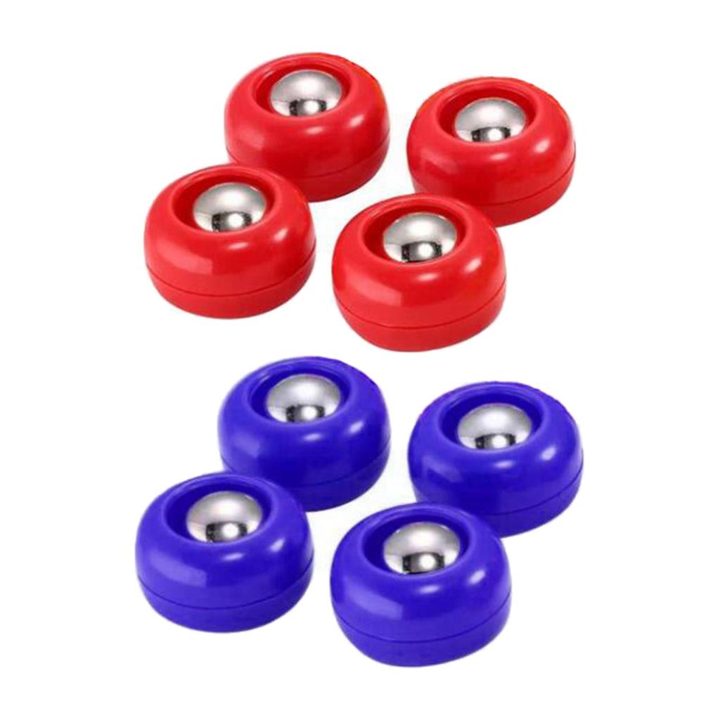 8x Shuffleboard Pucks, 25mm Game Pucks for Kids Adults, Portable Tabletop Sliding