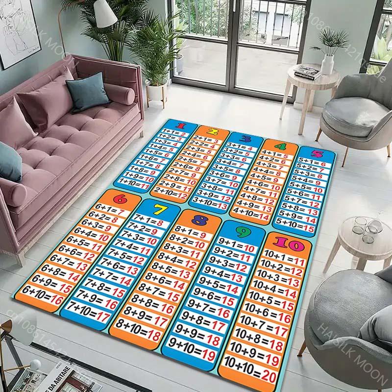 Addition Table1-10 Carpet for Living Room Bedroom Sofa Home Decor Non-slip Floor Mat Modern Rugs Child Activity Area Carpet