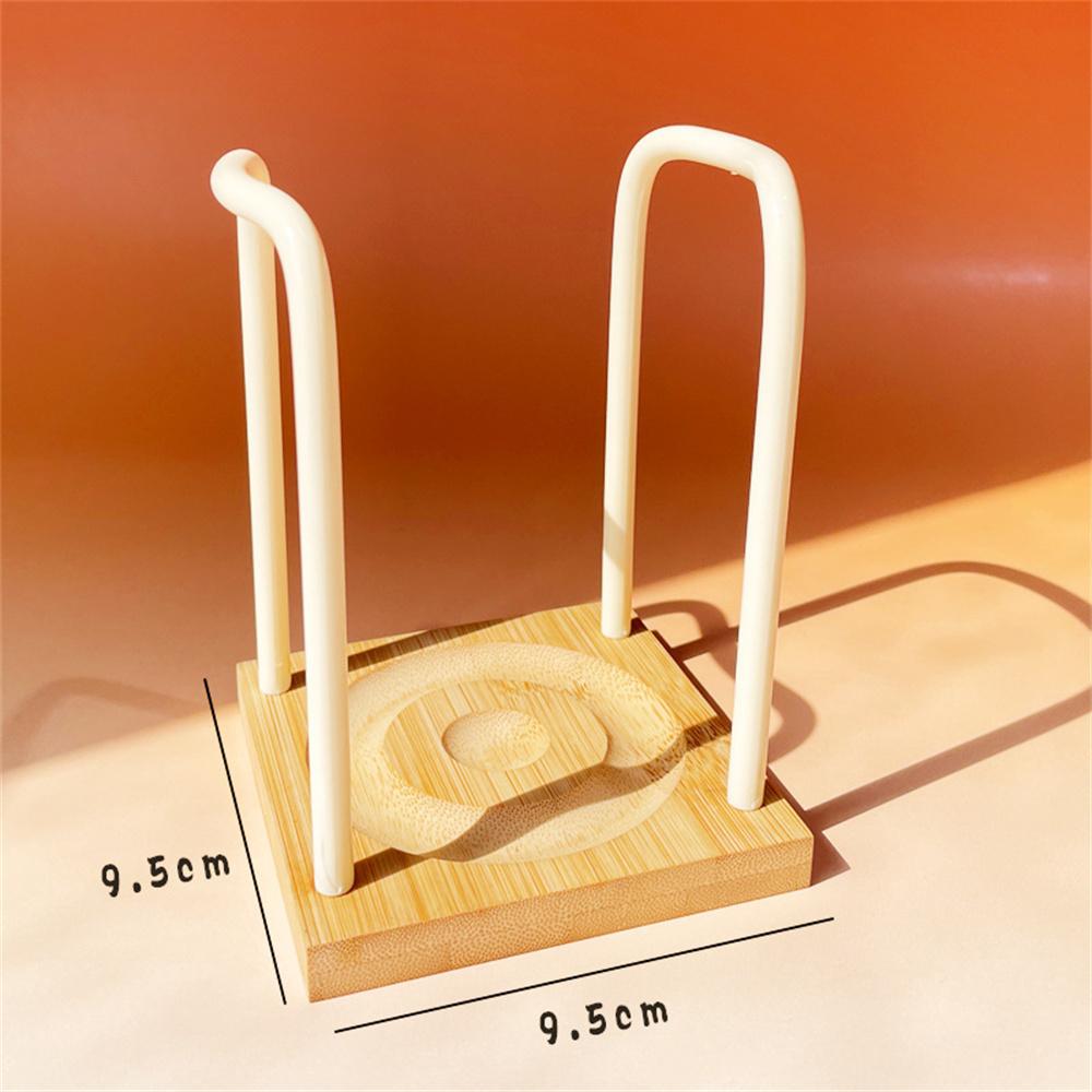 Disposable Cup Storage Holder Wooden Water Cups Dispenser  Rack Shelf with Longer Stick Tableware Organizer for Restaurants Bar