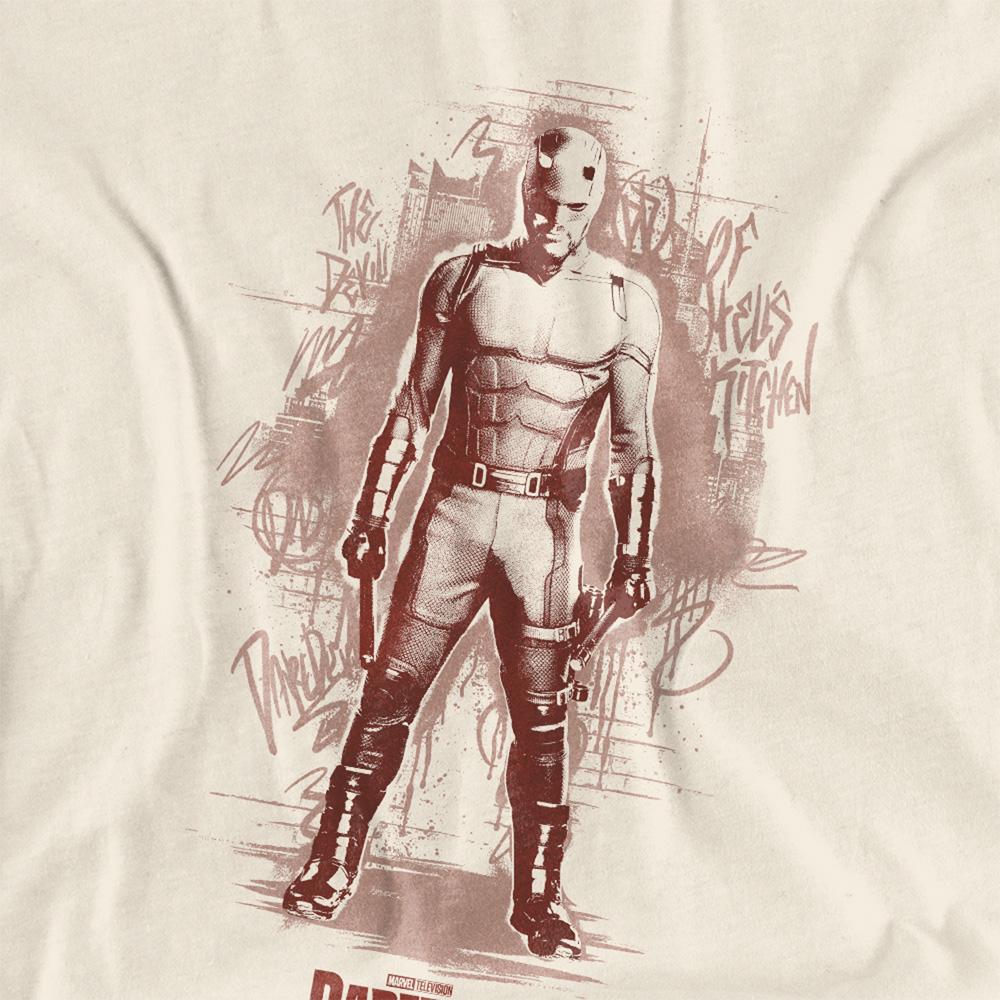 Daredevil Womens/Ladies Born Again HellÂ´s Kitchen Graffiti T-Shirt