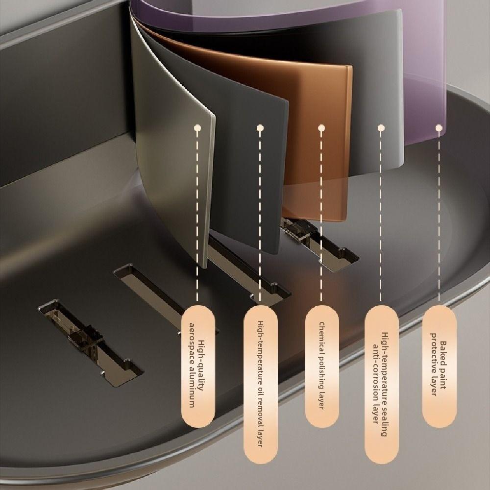 2Pcs Punch-Free Wall-mounted Soap Dish Self Adhesive Soap Dish Holder Soap Drain Box  Kitchen