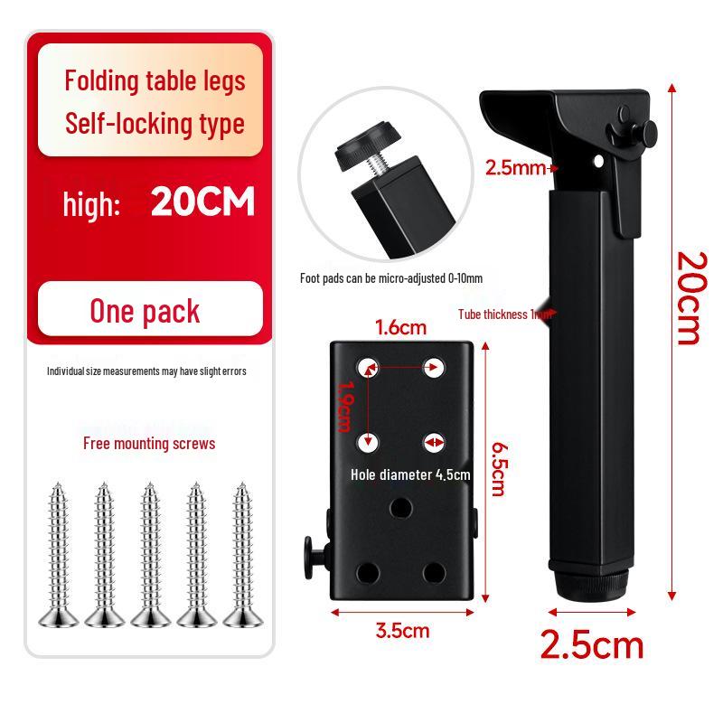 Folding Table Leg Supports for Coffee Tables, Desks, and Outdoor Camp Tables