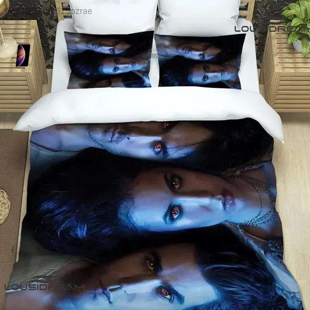 The Vampire Diaries Damon Salvatore Bedding Sets Exquisite Bed Supplies Set Duvet Cover Bed Comforter Set Bedding Birthday Gift