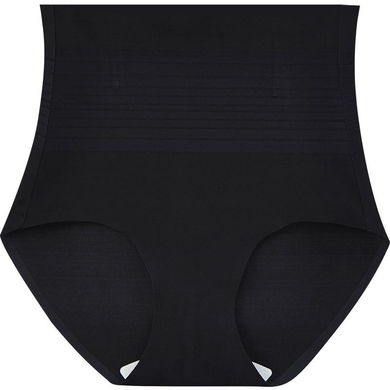 

206 новых послеродовых полосатых корректирующих брюк с высокой талией - дышащее, дышащее, утягивающее нижнее белье для женщин L чёрный