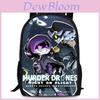 Murder Drones Anime Backpack Oxford Fabric Spacious School Bag For Students Teens College Essentials