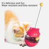 Entertainment, ABS Material Interactive Cat Toy with Patented Appearance for Slow Feeding and IQ Development, Suitable for All Cats (Red)