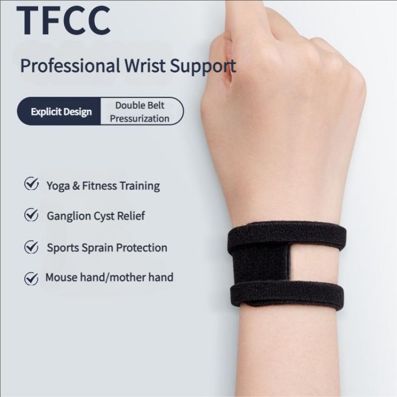 1/2PCS Adjustable TFCC Wrist Brace Support for Sports Injury Pain Relief, Sprain Recovery Splint with Compression Strap for Gym Daily Use
